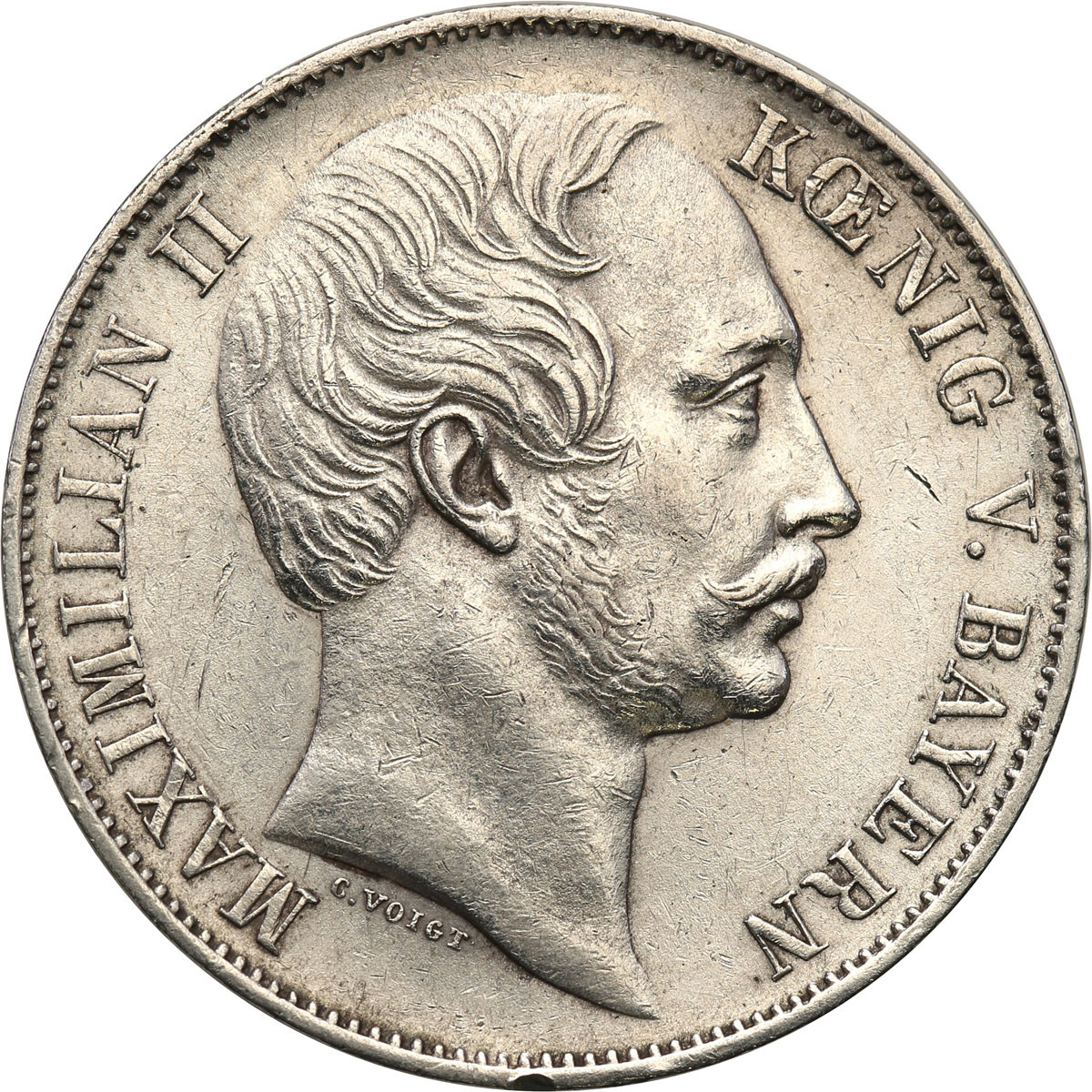 Niemcy, Bawaria. Maksymilian II Józef (1848-1864). Talar 1858, Monachium
